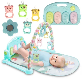 Ricokids 7314 interaktīvais attīstošais paklājiņš ar klavierēm