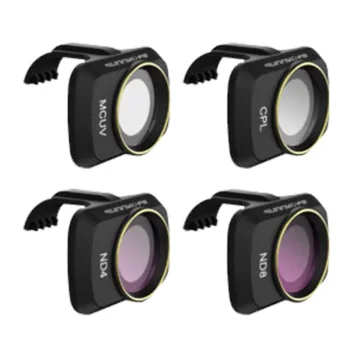 Sunnylife 4 filtru komplekts CPL ND4 ND8 UV dronam DJI Mini 2 / Mini 2 SE (MM-FI9257)