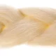 Kanekalons Sintētiskās Afro Bizes Frizūrām 60cm, Bēšs | Synthetic Afro Braids for Hairstyles