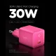 Spigen Essential EE301EU 30W USB-C lādētājs, rozā