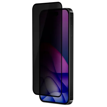 Apple iPhone 16 6.1'' Privātais Aizsargstikls uz Visu Ekrānu | Privacy Tempered Glass Fullscreen Protector