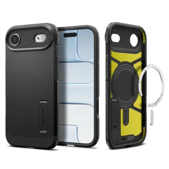 Vāciņš Spigen Tough Armor "T" Mag iPhone 17 Air ar MagSafe, melns