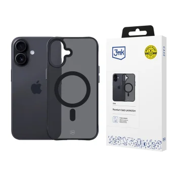Vāciņš 3mk Smoke MagCase, iPhone 17, puscaurspīdīgs melns