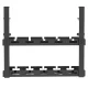 Maclean MC-104 B zemgalda kabeļu organizators, 2 līmeņi, melns