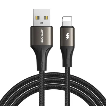 Kabelis USB uz Lightning Joyroom SA25-AL3 3A 1.2m, Melns