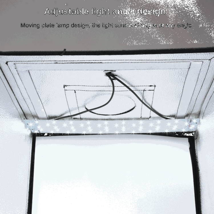 Fotostudijas telts Puluz PU5040EU 40cm, LED 2400 lm