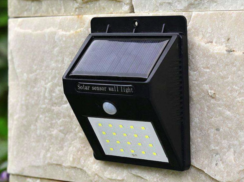 Dārza Apgaismojums Nakts Lampa ar Saules Bateriju Akumulatoru un Kustības Sensoru 30 LED SMD | Solar with Motion...