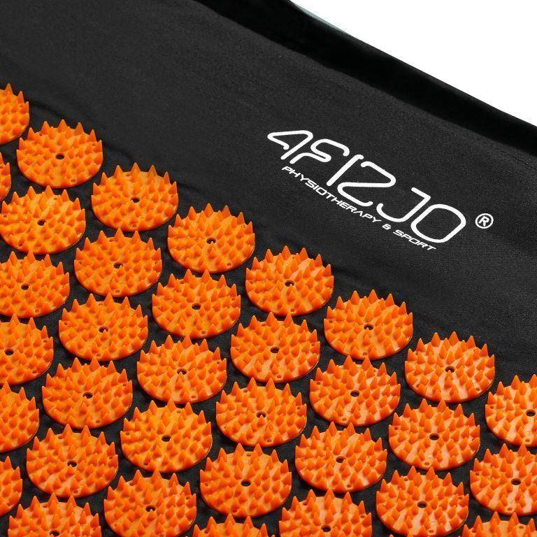 4Fizjo XL akupresūras paklājiņš ar spilvenu, 110x42 cm, oranžs