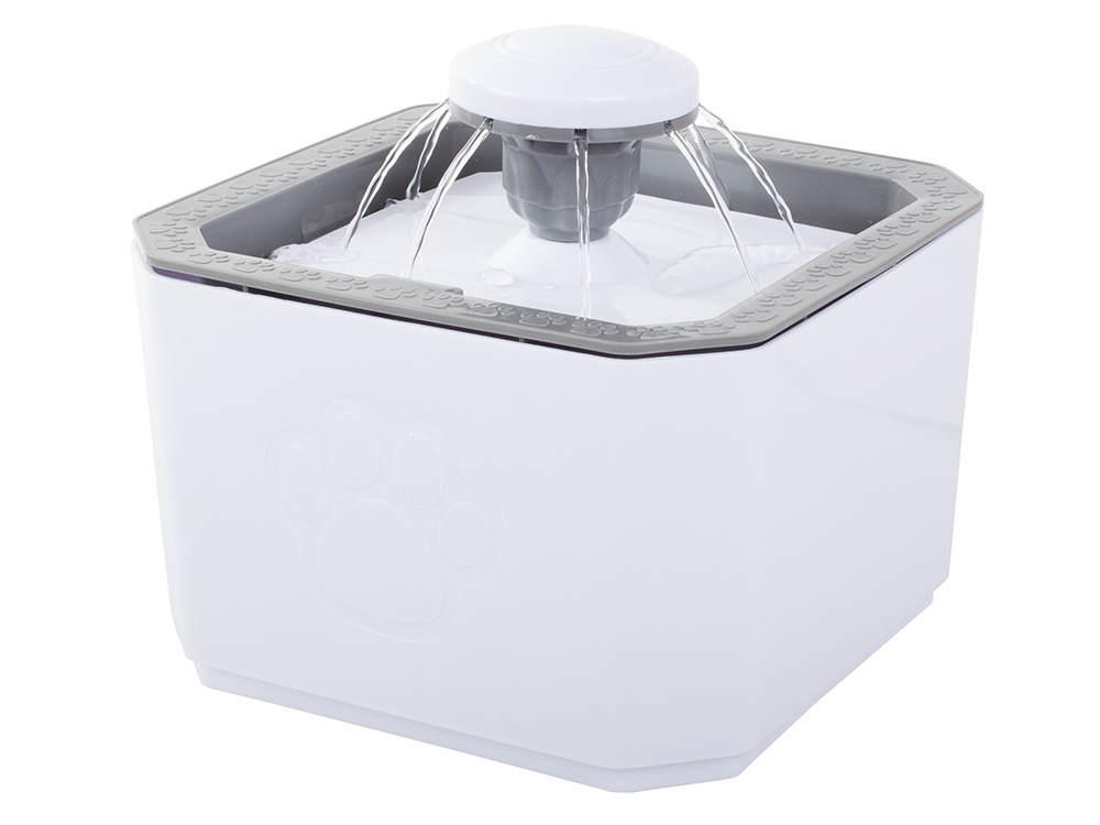 Automatiska dzirdinātava - strūklaka kaķiem un suņiem, balta, 2.5L