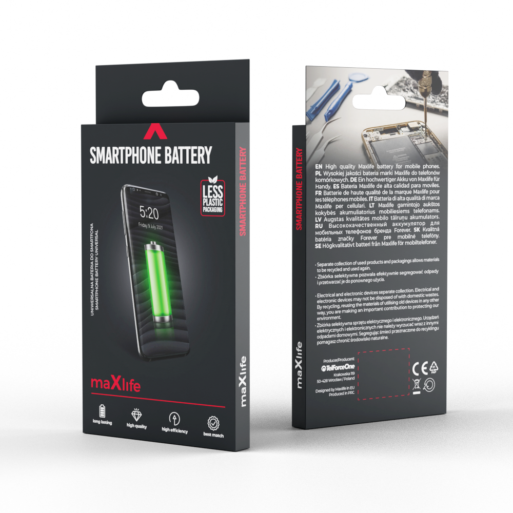Maxlife akumulators iPhone 7 Plus, 2900mAh