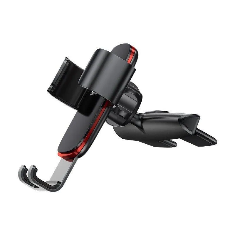 Baseus Metal Age Gravity Car Mount Air Vent Phone Bracket Holder for CD Slot, Black | Auto Telefona Turētājs CD Diska...