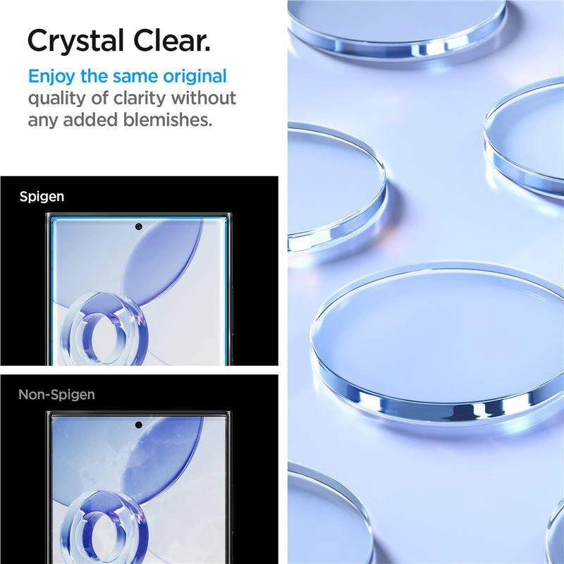 Spigen Glas.tR EZ Fit Aizsargstikls Samsung Galaxy S24 Ultra (2 gab.)