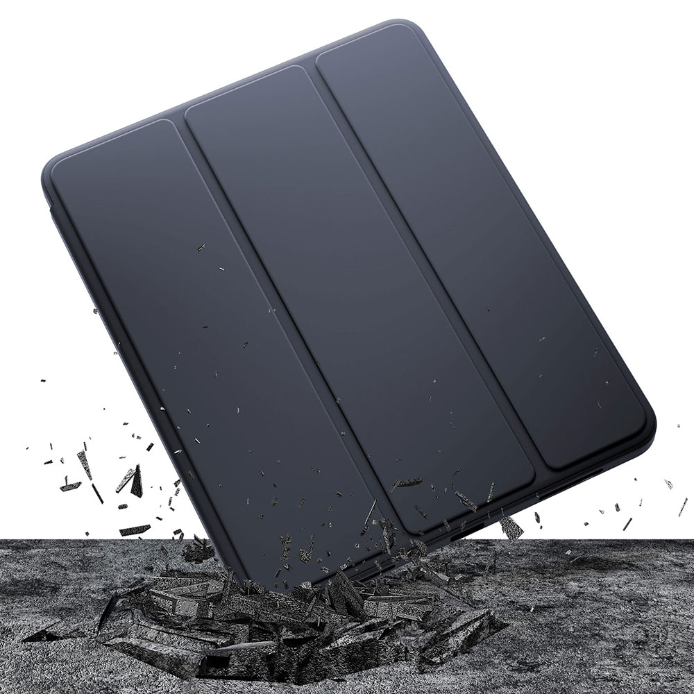 3Mk Protection Soft Tablet Case Samsung Galaxy Tab S9 FE+ planšetdatora maciņš, melns