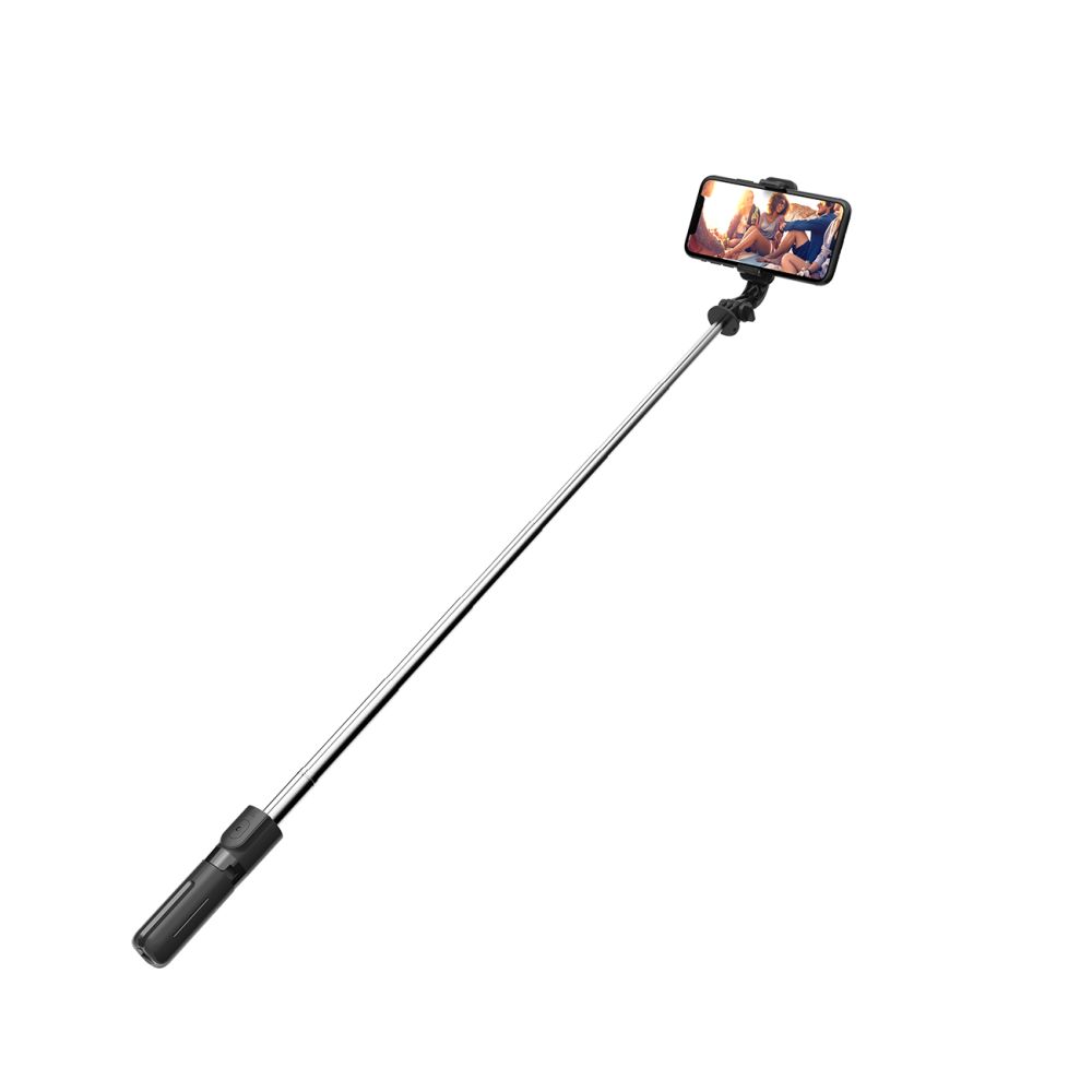 Tech-Protect L02S Bluetooth pašbildes nūja ar statīvu 72cm melna