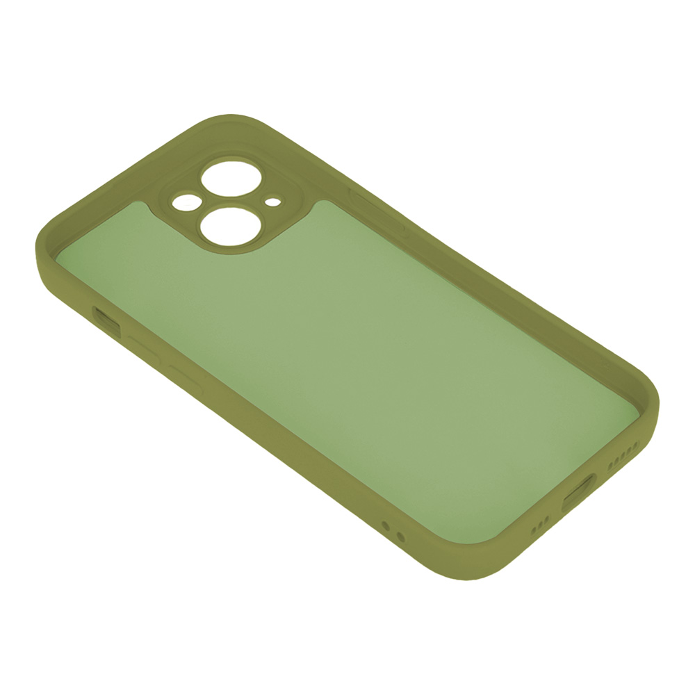TFO iPhone 16 Plus vāciņš Silicon, olīvzaļš