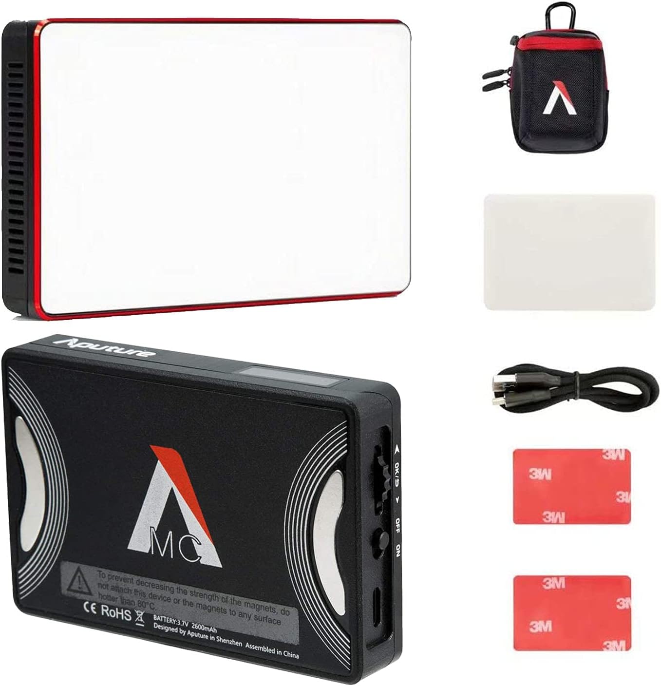 Aputure MC RGBWW LED video gaisma