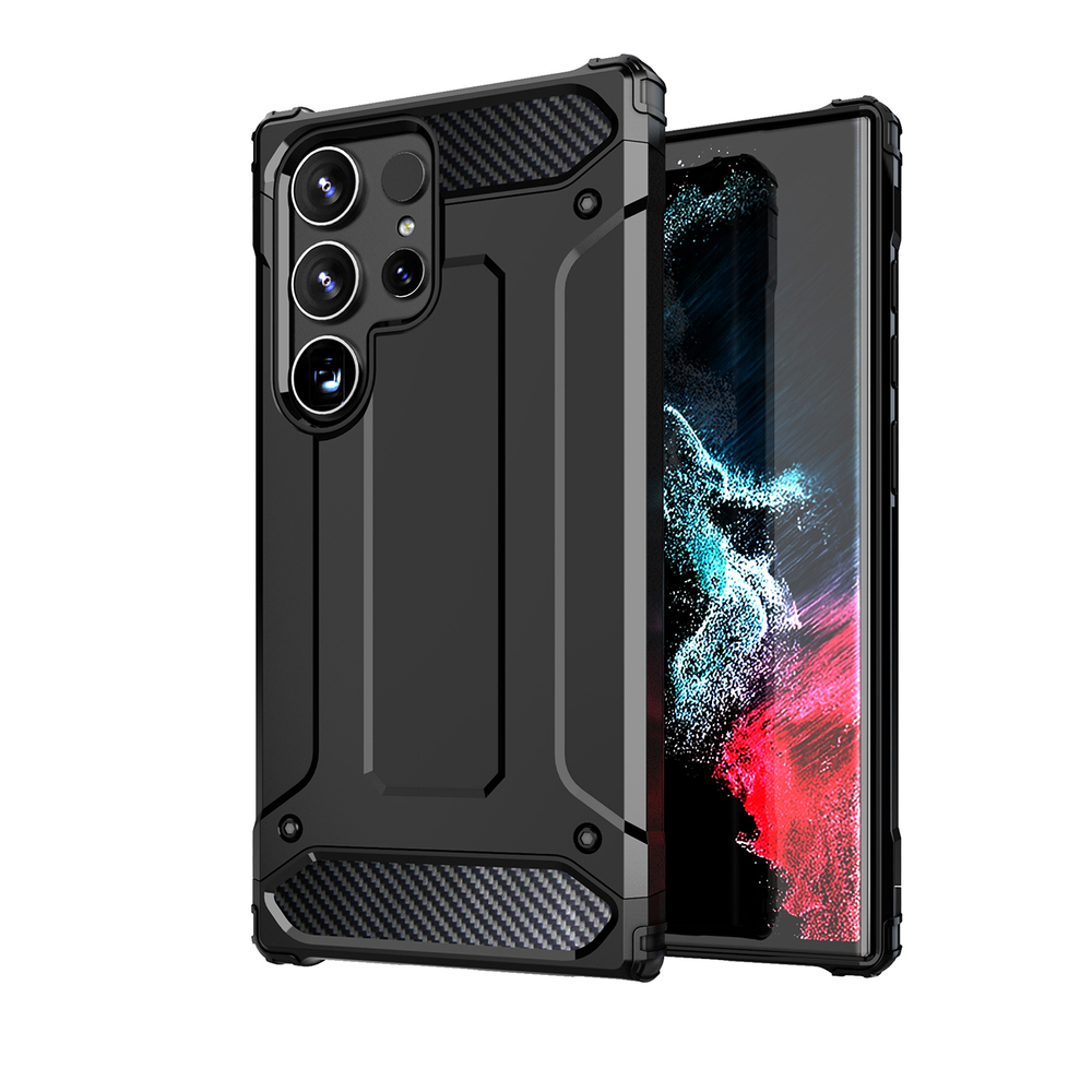 Hybrid Armor Samsung Galaxy S25 Ultra vāciņš, melns