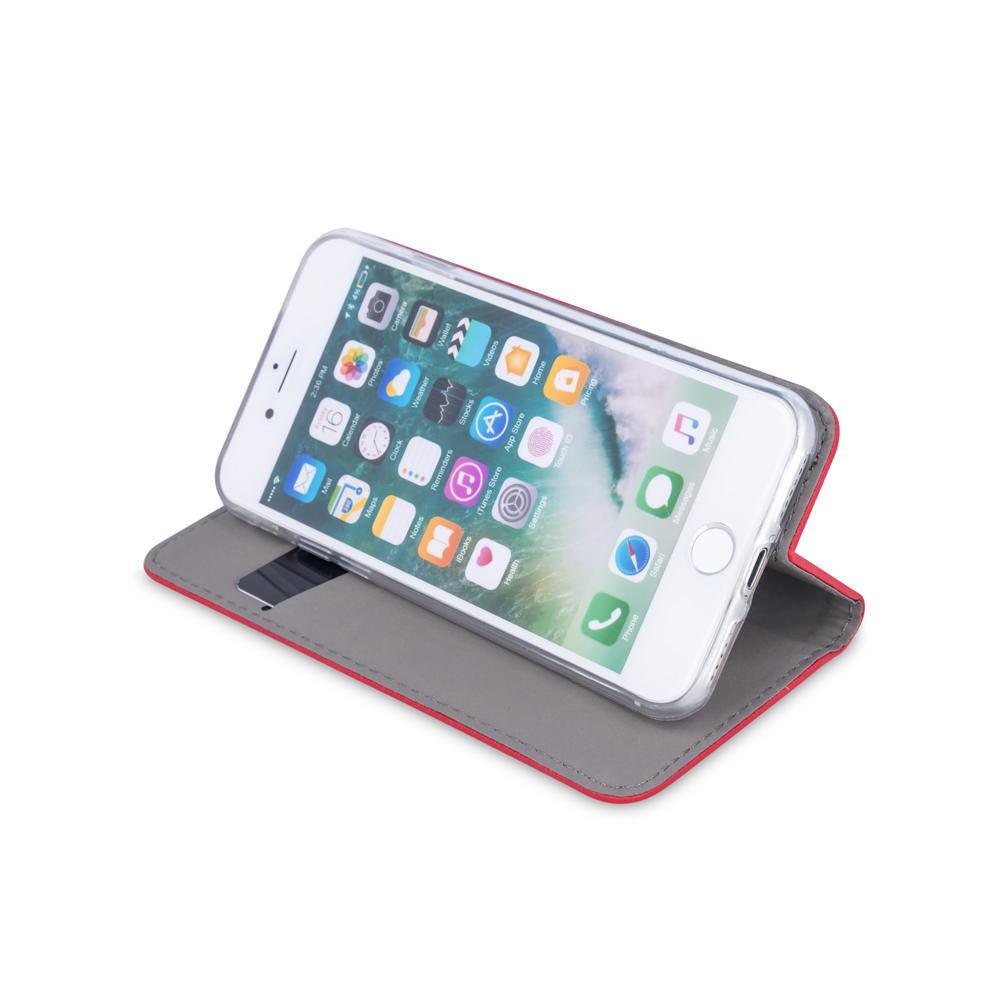 Tfo Smart Magnet atverams vāciņš Xiaomi Redmi 14C / A4 / POCO C75, Sarkans