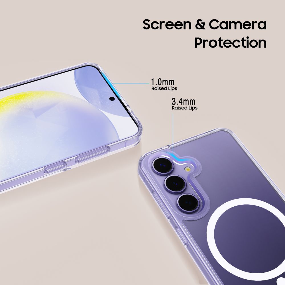 Tech-Protect Samsung Galaxy S25 vāciņš FlexAir Hybrid MagSafe, caurspīdīgs