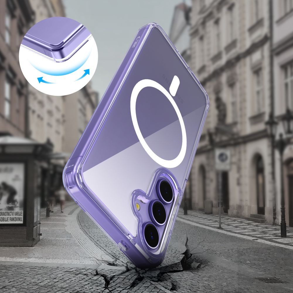 Tech-Protect Samsung Galaxy S25 vāciņš FlexAir Hybrid MagSafe, caurspīdīgs