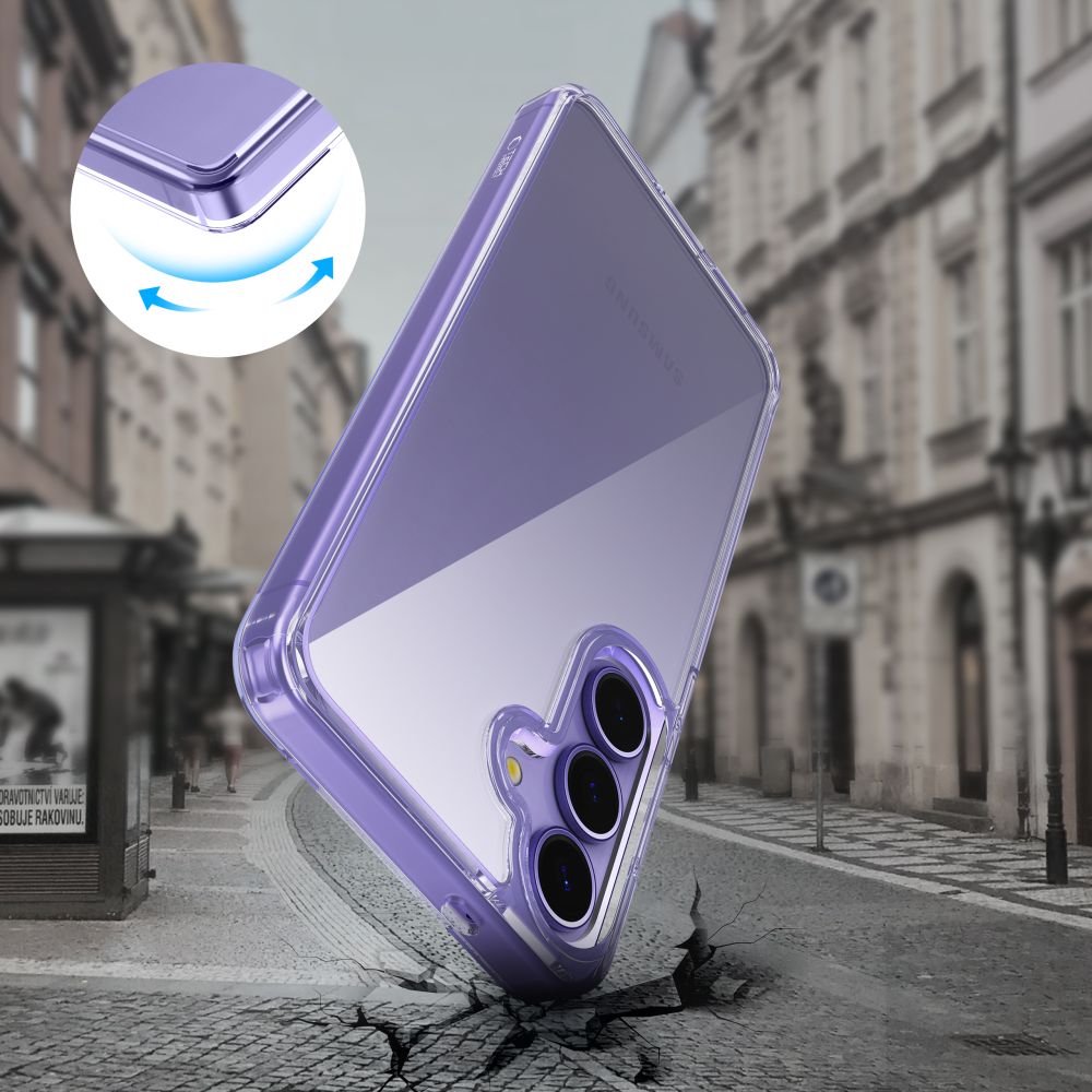 Tech-Protect Flexair Hybrid vāciņš Samsung Galaxy S25, caurspīdīgs