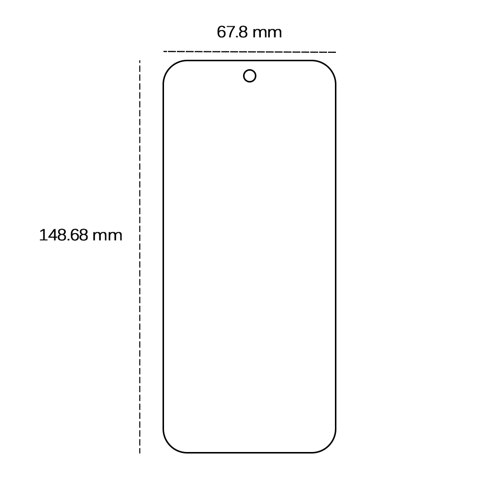 Google Pixel 9a - Aizsargstikls (Šaurs līdz Izliekumiem) | Tempered Glass Screen Protector