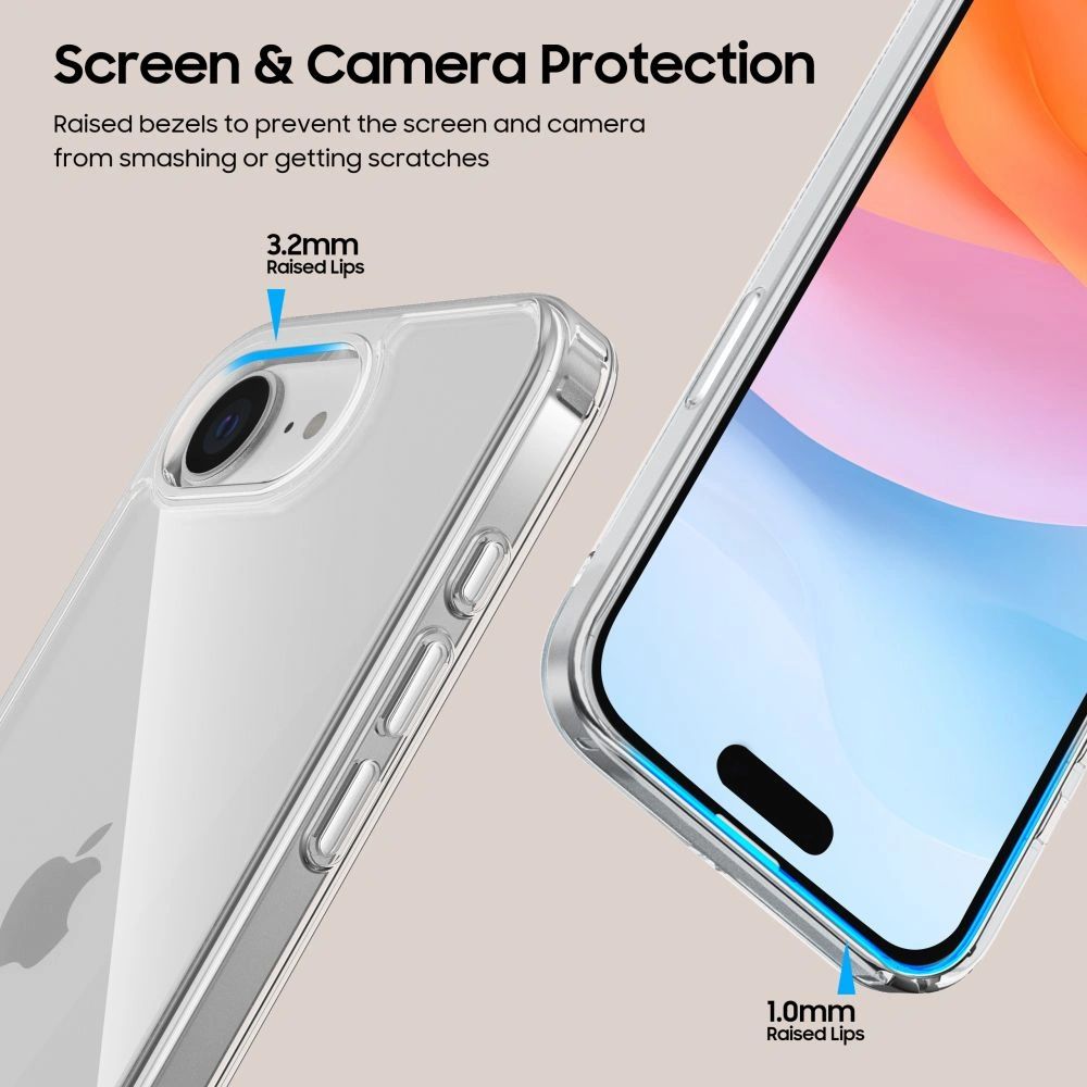 Nothing Phone (3a) Tech-Protect FlexAir Hybrid Cover Case, Transparent | Telefona Maciņš Vāciņš Apvalks Bampers