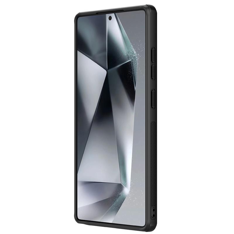 Nillkin Samsung Galaxy S25 Ultra vāciņš Super Frosted Shield Pro Magnetic, melns