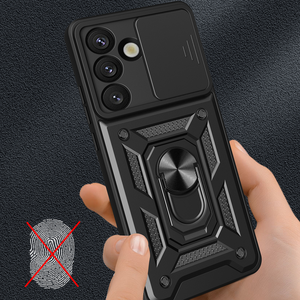 Hurtel Google Pixel 9 Pro XL / 10 Pro XL vāciņš Hybrid Armor Camshield, melns