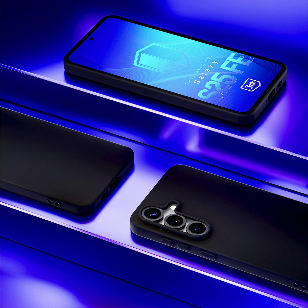 3Mk Protection Samsung Galaxy S25 FE vāciņš Matt Case, matēts melns