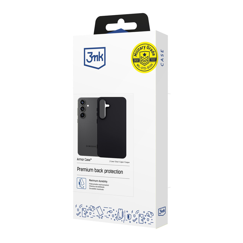 3Mk Protection Samsung Galaxy S25 FE vāciņš Matt Case, matēts melns