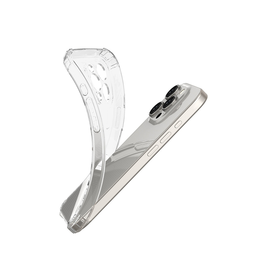 Tfo iPhone 17 vāciņš Anti Shock 1.5mm Big Hole, caurspīdīgs