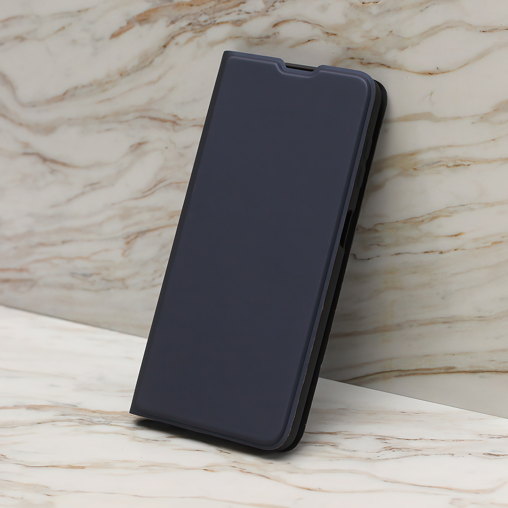 Tfo iPhone 17 atverams vāciņš maciņš grāmatiņa Smart Soft, tumši zils