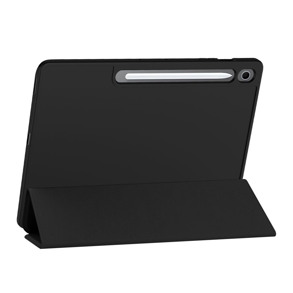 Tech-Protect SmartCase Pen atverams vāciņš Samsung Galaxy Tab S10 FE+ 13.1, melns