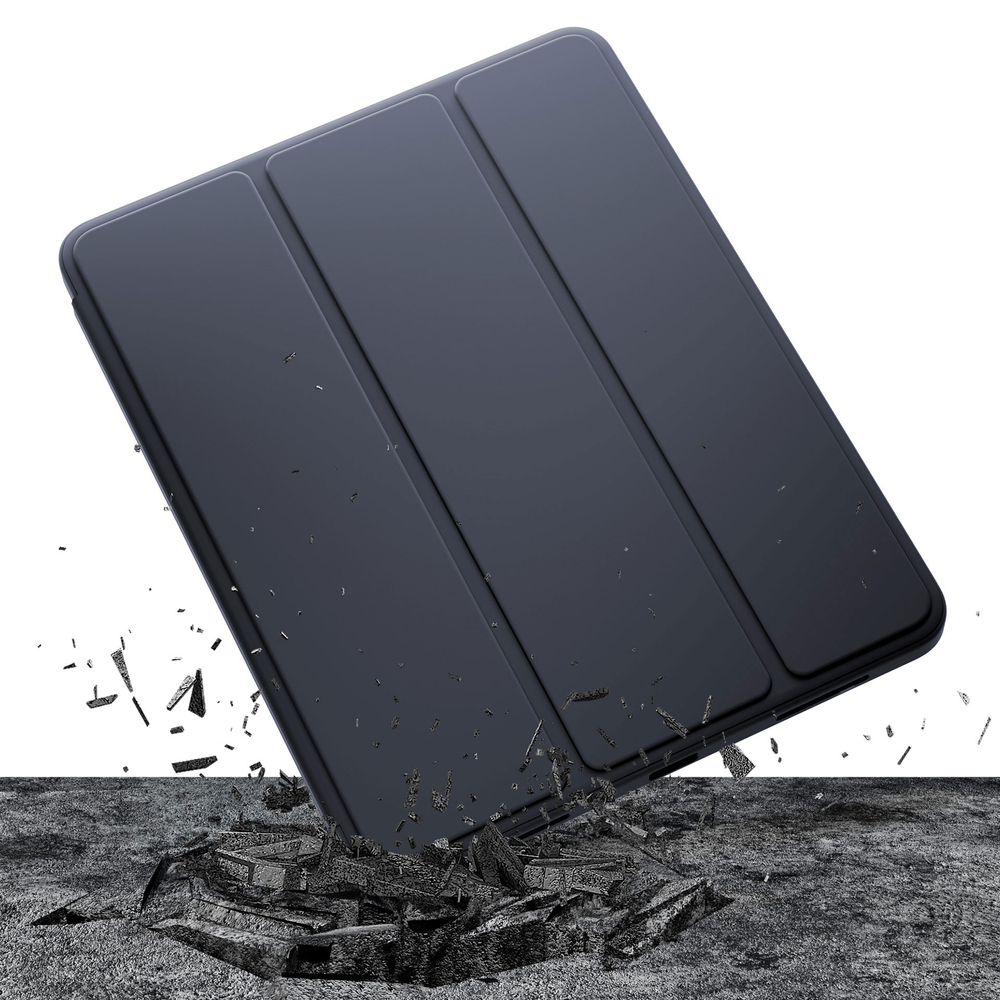 Mīksts planšetdatora vāciņš Samsung Galaxy Tab S10 FE - melns