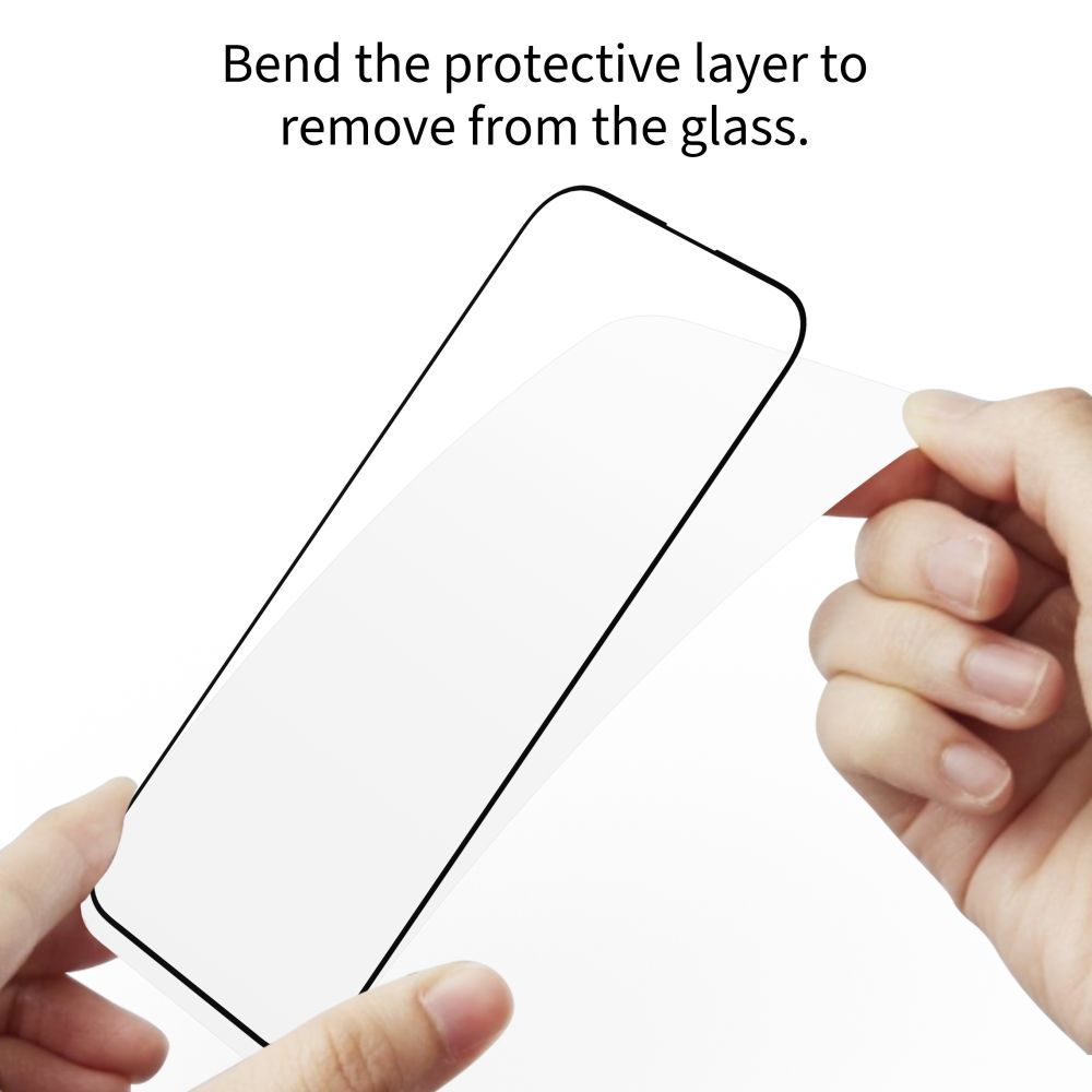 Tech-Protect OnePlus Nord 5 rūdītais aizsargstikls Glass Fit+ (2 gab.), melns