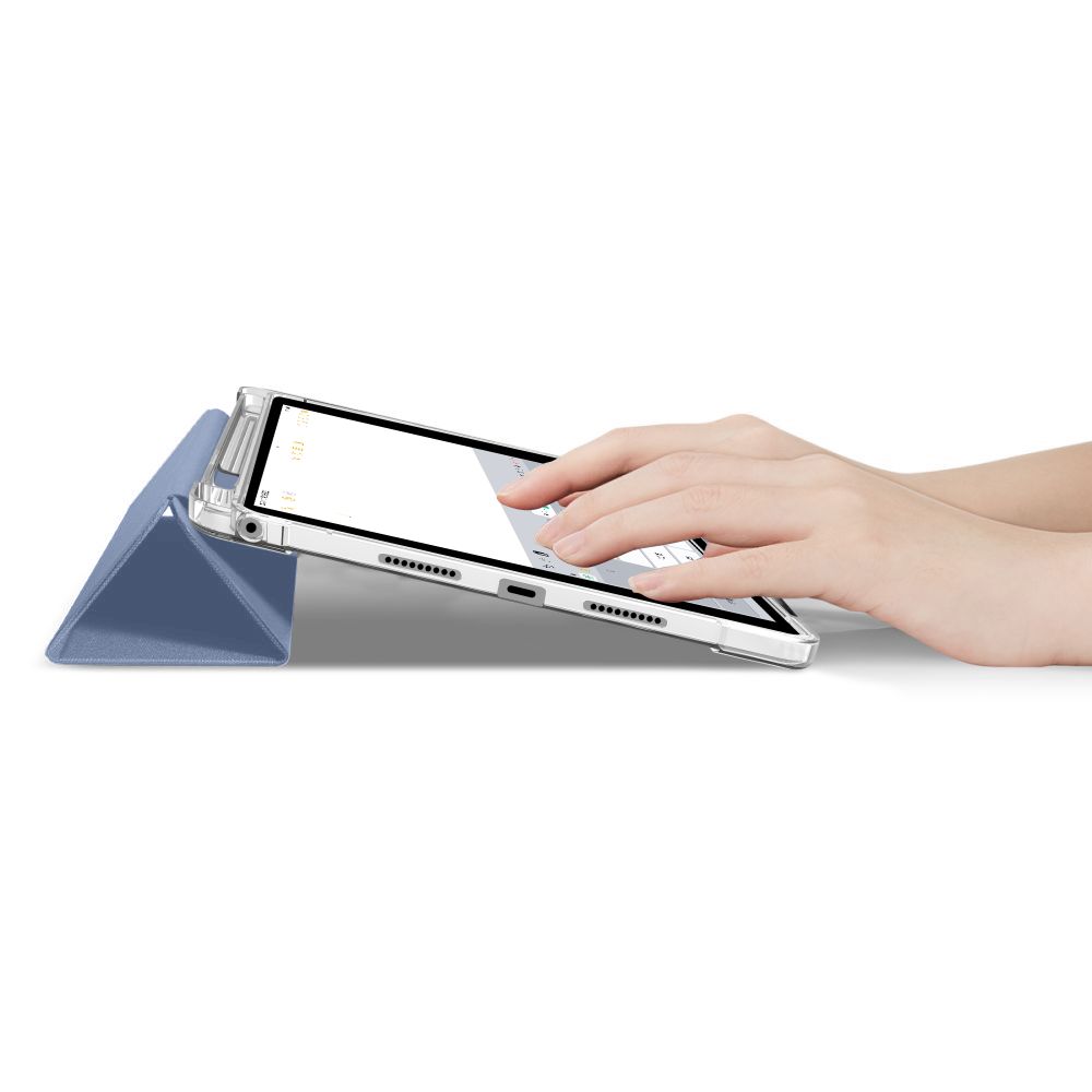 Tech-Protect Lenovo Tab P11 (TB-336) atverams vāciņš maciņš grāmatiņa SC Pen Hybrid, zils