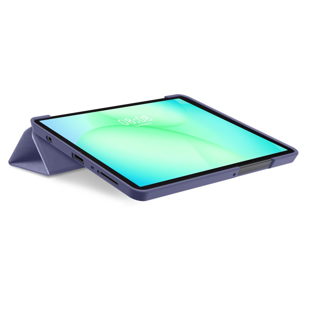 Tech-Protect Samsung Galaxy Tab A9 atverams vāciņš maciņš grāmatiņa SmartCase, tumši zils