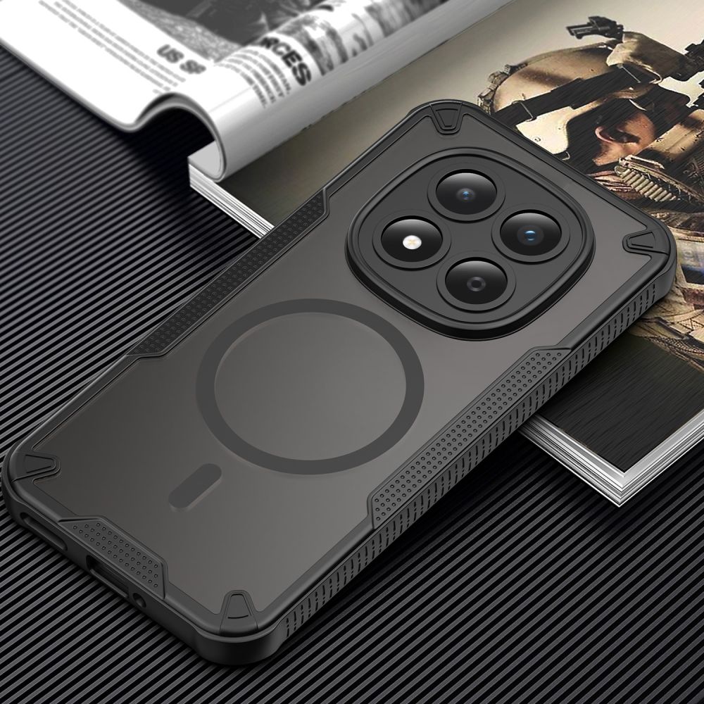 Tech-Protect Xiaomi Redmi Note 15 Pro 5G vāciņš Rugged Shield MagSafe, melns