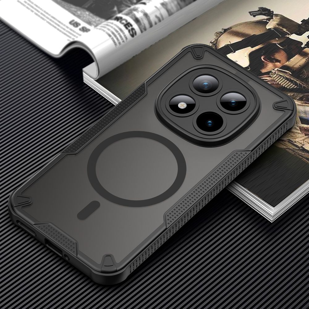 Tech-Protect Xiaomi Poco M8 Pro / Redmi Note 15 Pro+ 5G vāciņš Rugged Shield MagSafe, melns