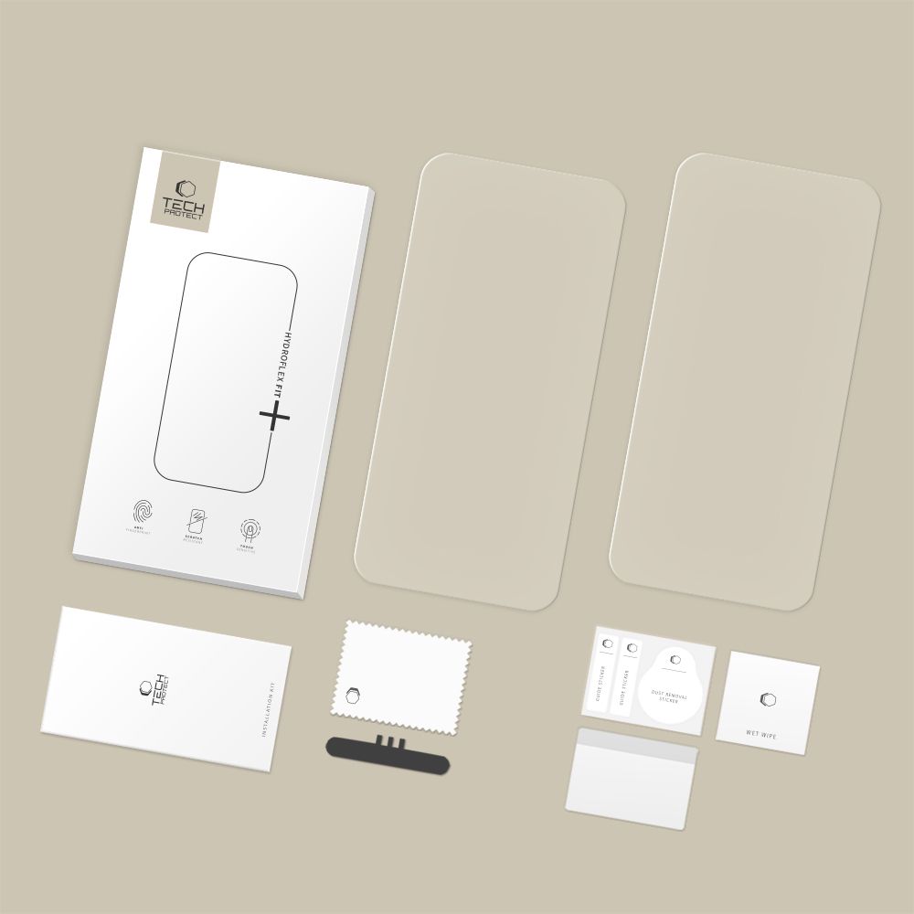 Tech-Protect Hydro flex+ ekrāna aizsargplēve Xiaomi Redmi Note 15 Pro+ 5G (2 gab.)