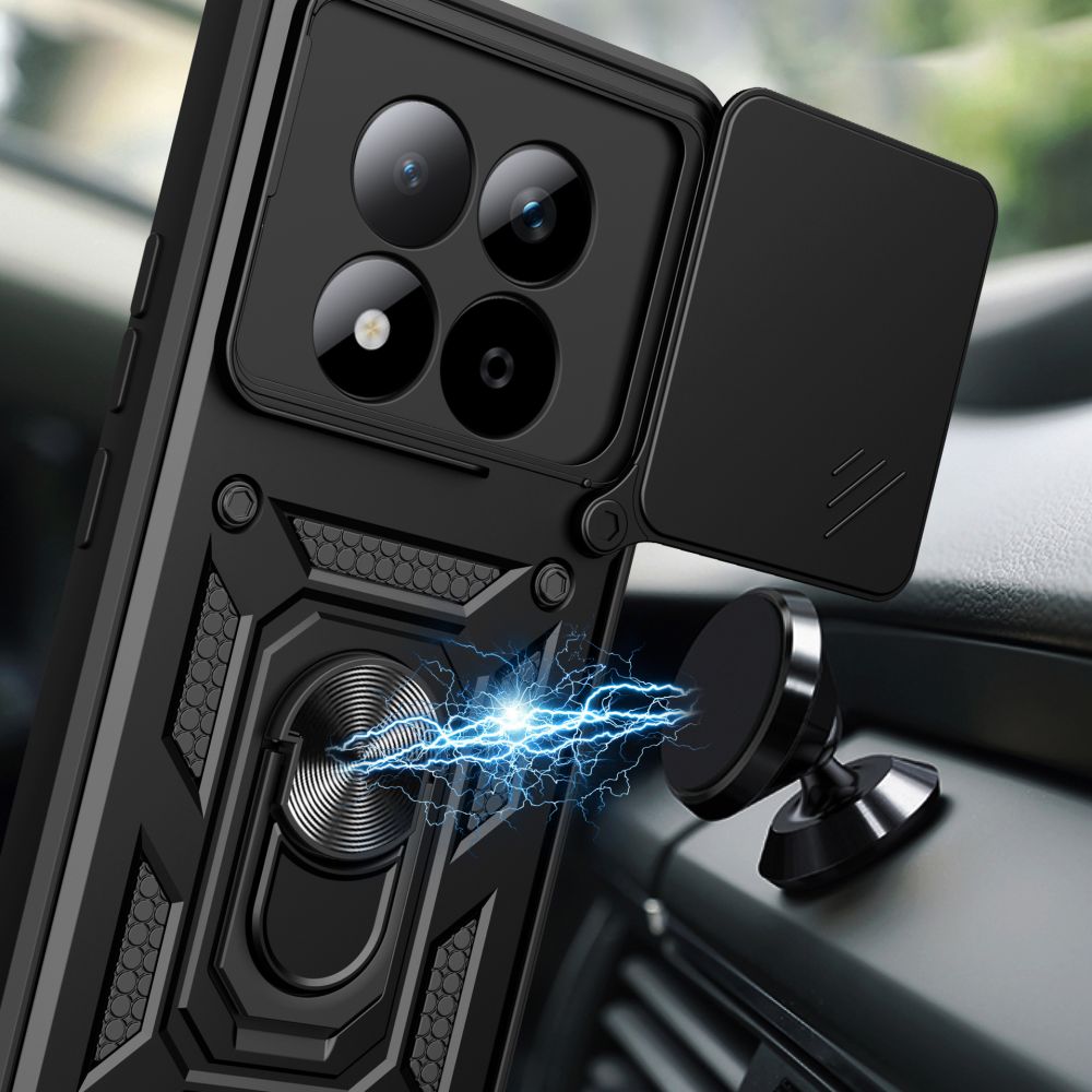 Tech-Protect Xiaomi Poco M8 Pro / Redmi Note 15 Pro+ 5G vāciņš CamShield Pro, melns