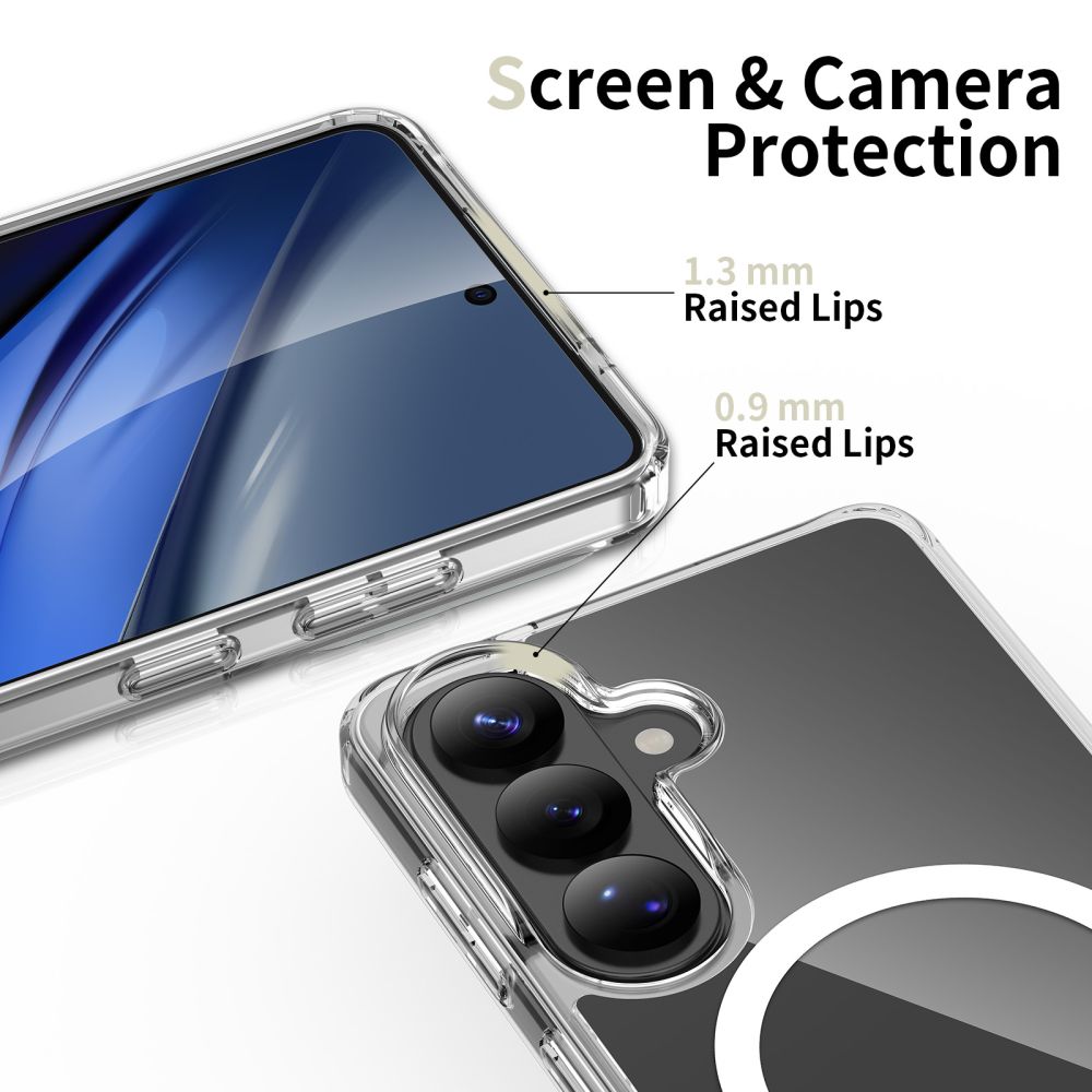 Tech-Protect Samsung Galaxy S26+ vāciņš FlexAir Hybrid MagSafe, caurspīdīgs