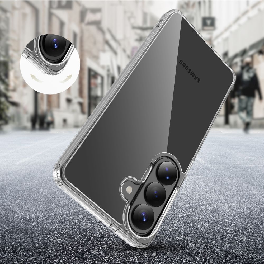 Tech-Protect Samsung Galaxy S26 vāciņš FlexAir Hybrid, caurspīdīgs