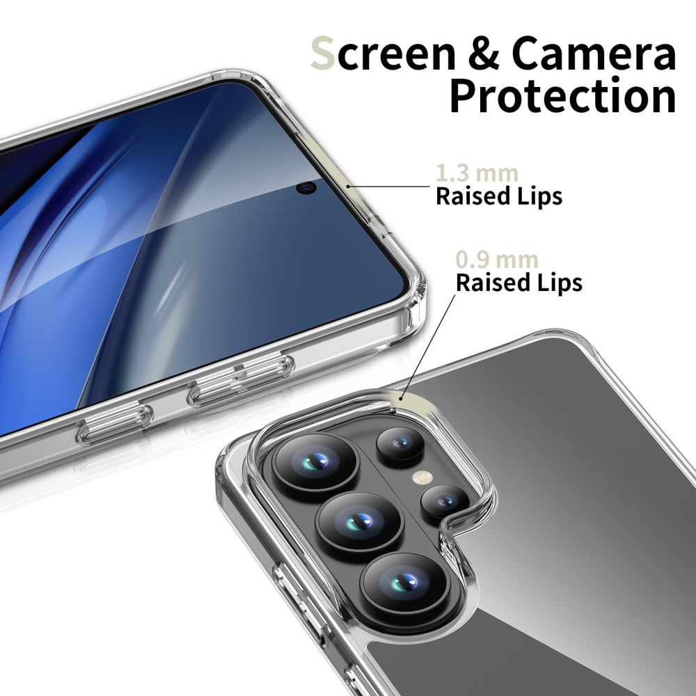 Tech-Protect Samsung Galaxy S26 Ultra vāciņš FlexAir Hybrid, caurspīdīgs