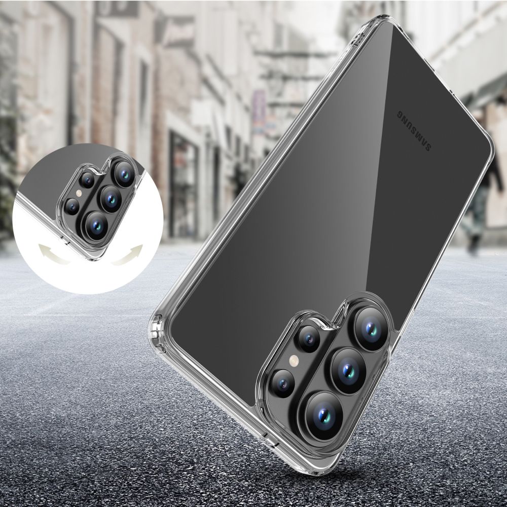 Tech-Protect Samsung Galaxy S26 Ultra vāciņš FlexAir Hybrid, caurspīdīgs