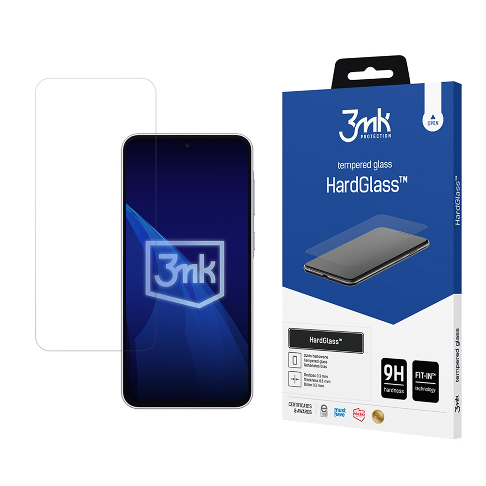 3mk HardGlass rūdītais aizsargstikls Samsung Galaxy A37