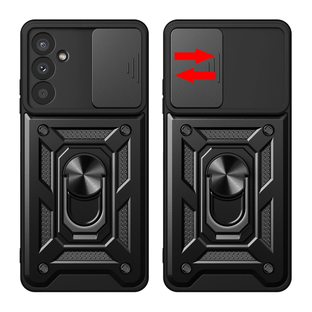 Hybrid Armor Camshield vāciņš Samsung Galaxy A57, melns
