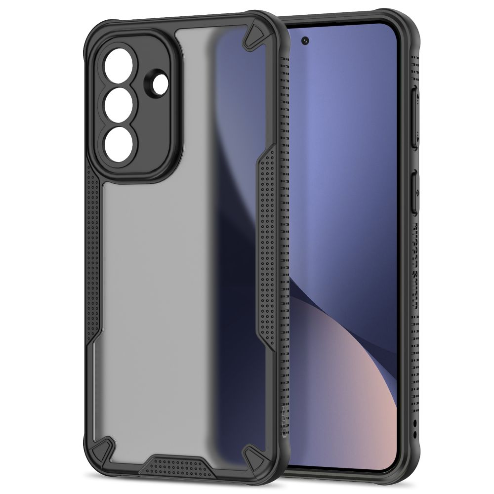 Tech-Protect Samsung Galaxy A57 5G vāciņš Rugged Shield, caurspīdīgi melns