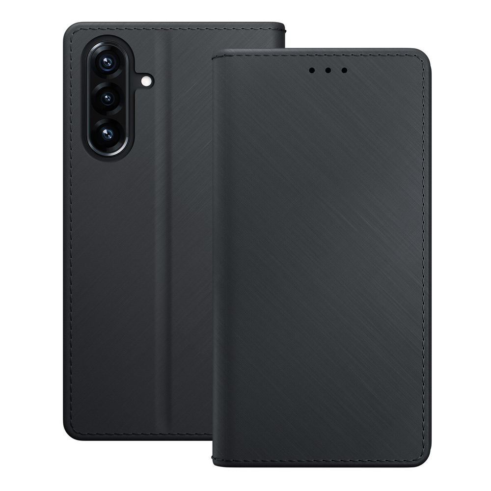 3mk Samsung Galaxy A57 atverams vāciņš maciņš grāmatiņa Wallet Case, melns